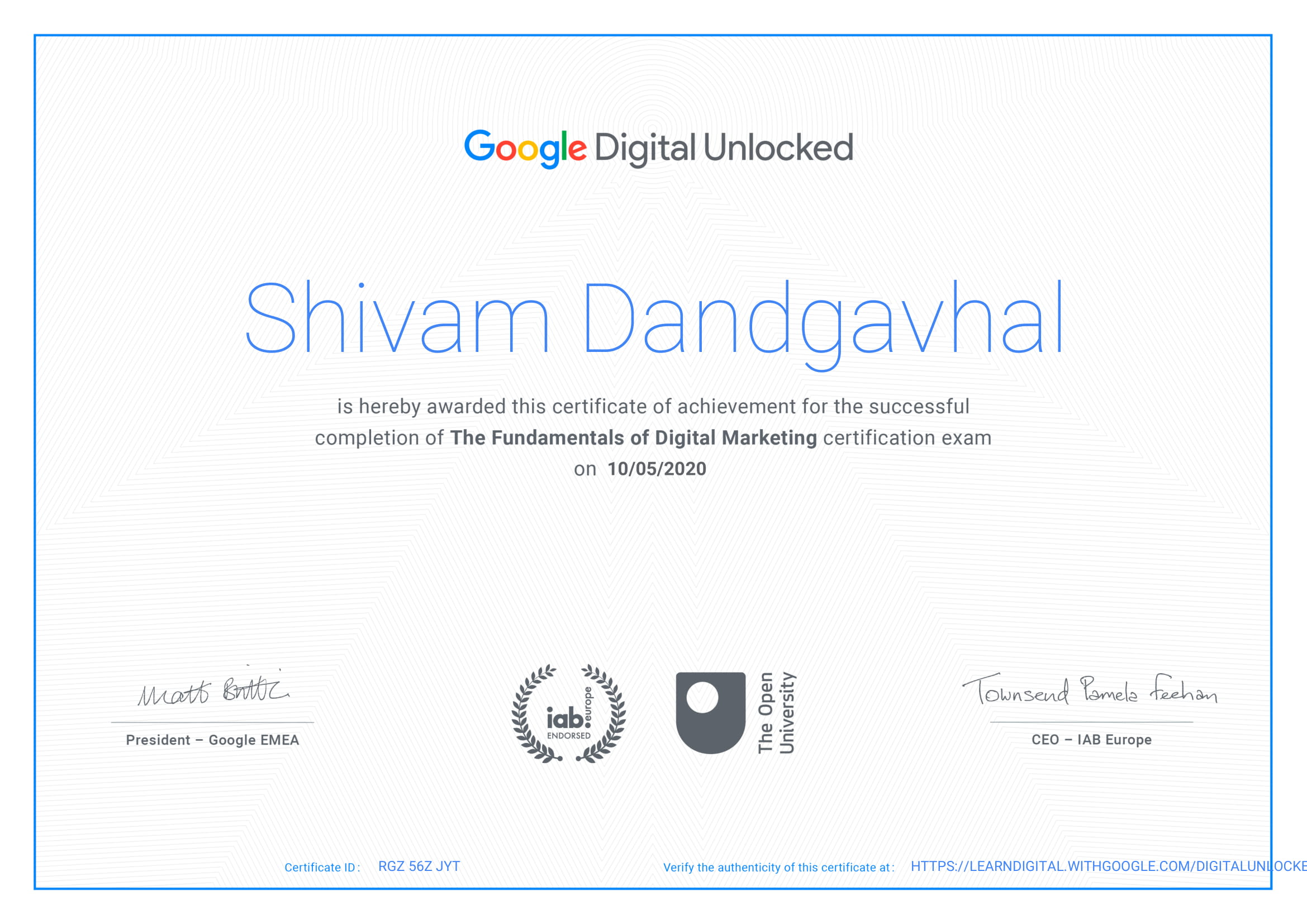 Workshops and Courses | Shivam Dandgavhal